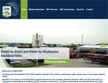 Tablet Screenshot of dw-wifi.com